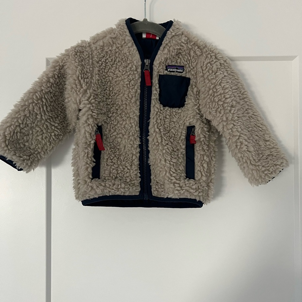 Patagonia Baby Retro-X Fleece Jacket - Size 6-12 mo